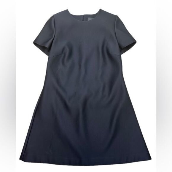 CO Collections Short Sleeve Dress in Black - Picture 1 of 6